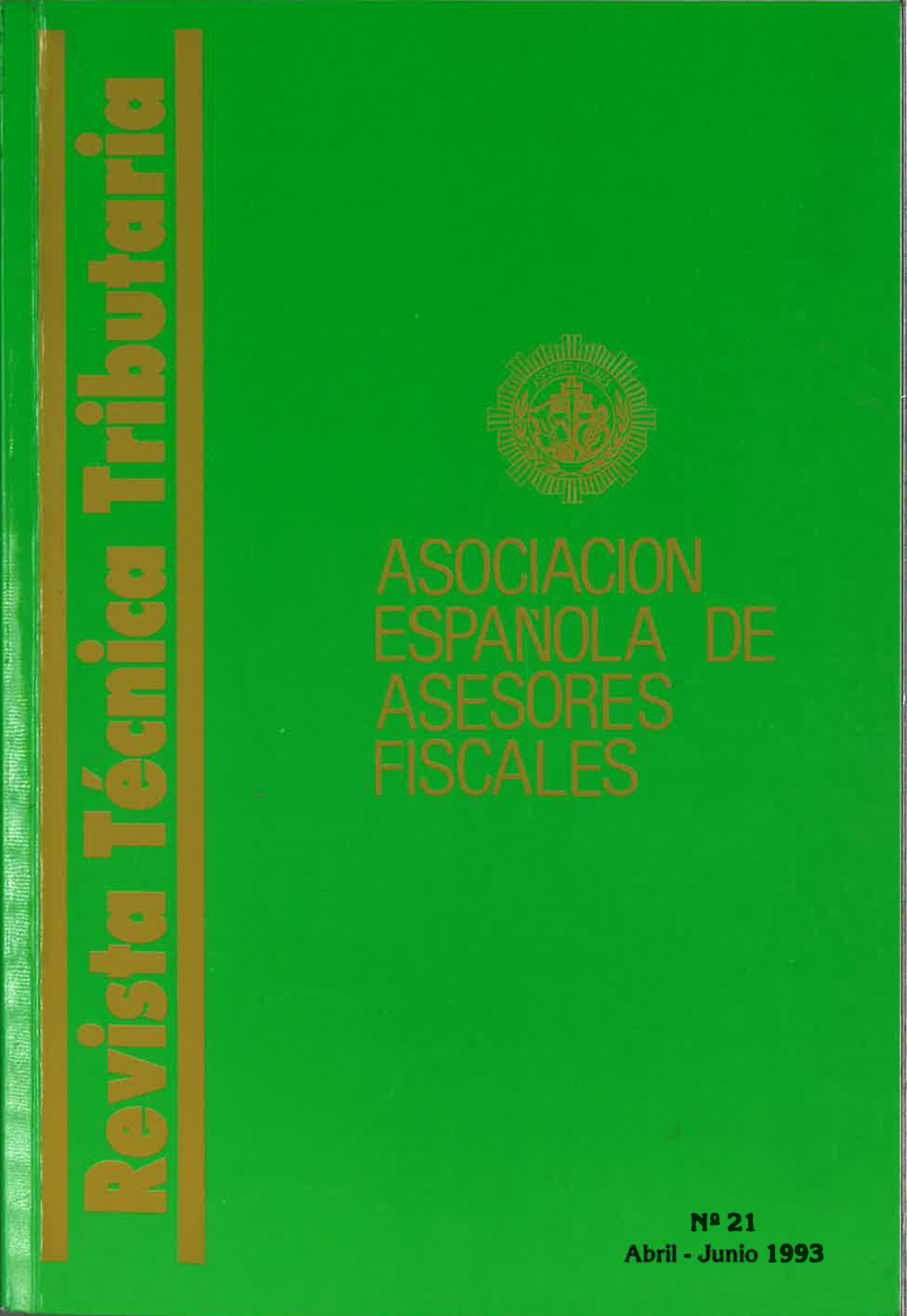 					Ver Vol. 2 Núm. 21 (1993): Revista Técnica Tributaria - Nº 21
				