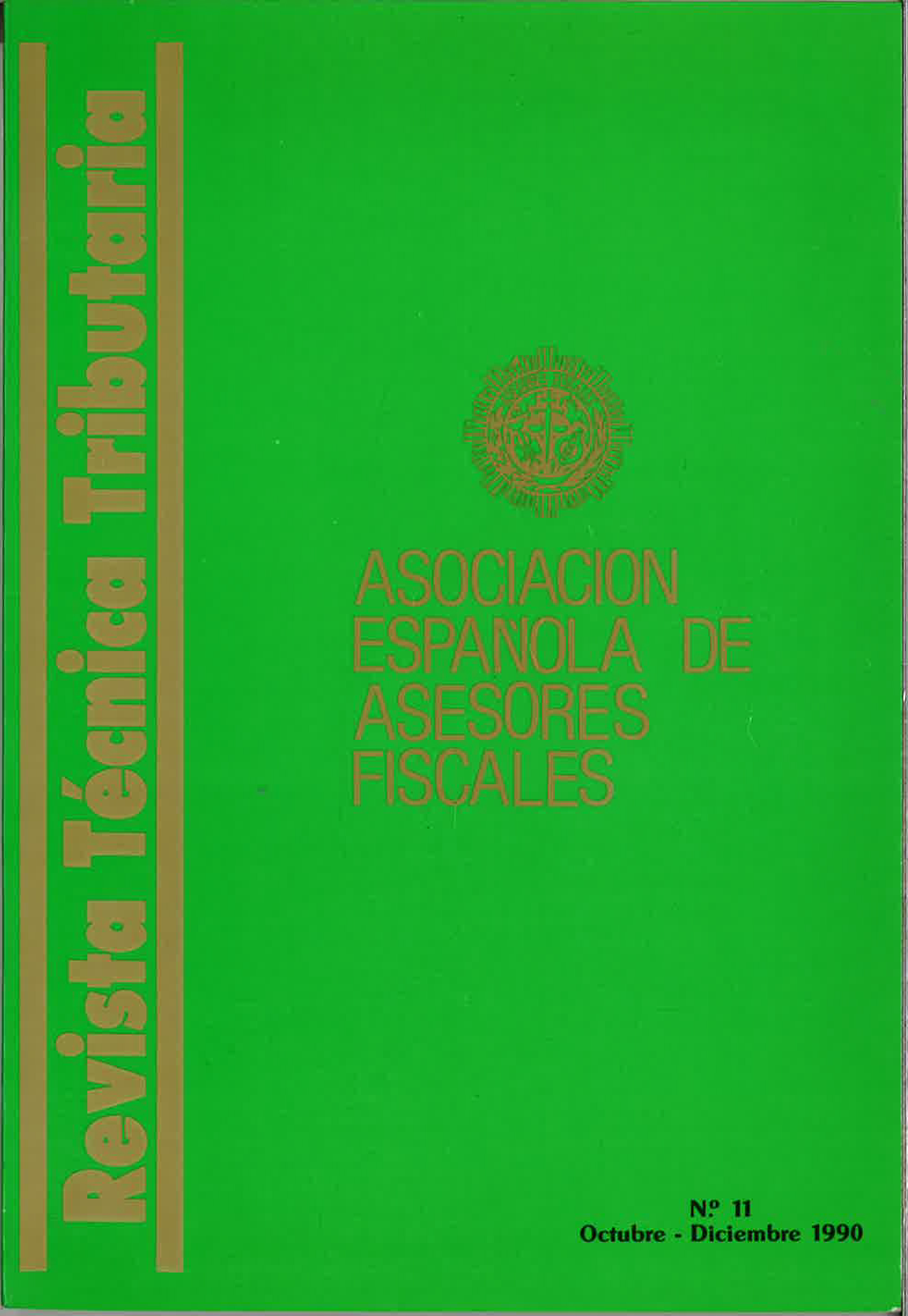 					View Vol. 4 No. 11 (1990): Revista Técnica Tributaria - Nº 11
				