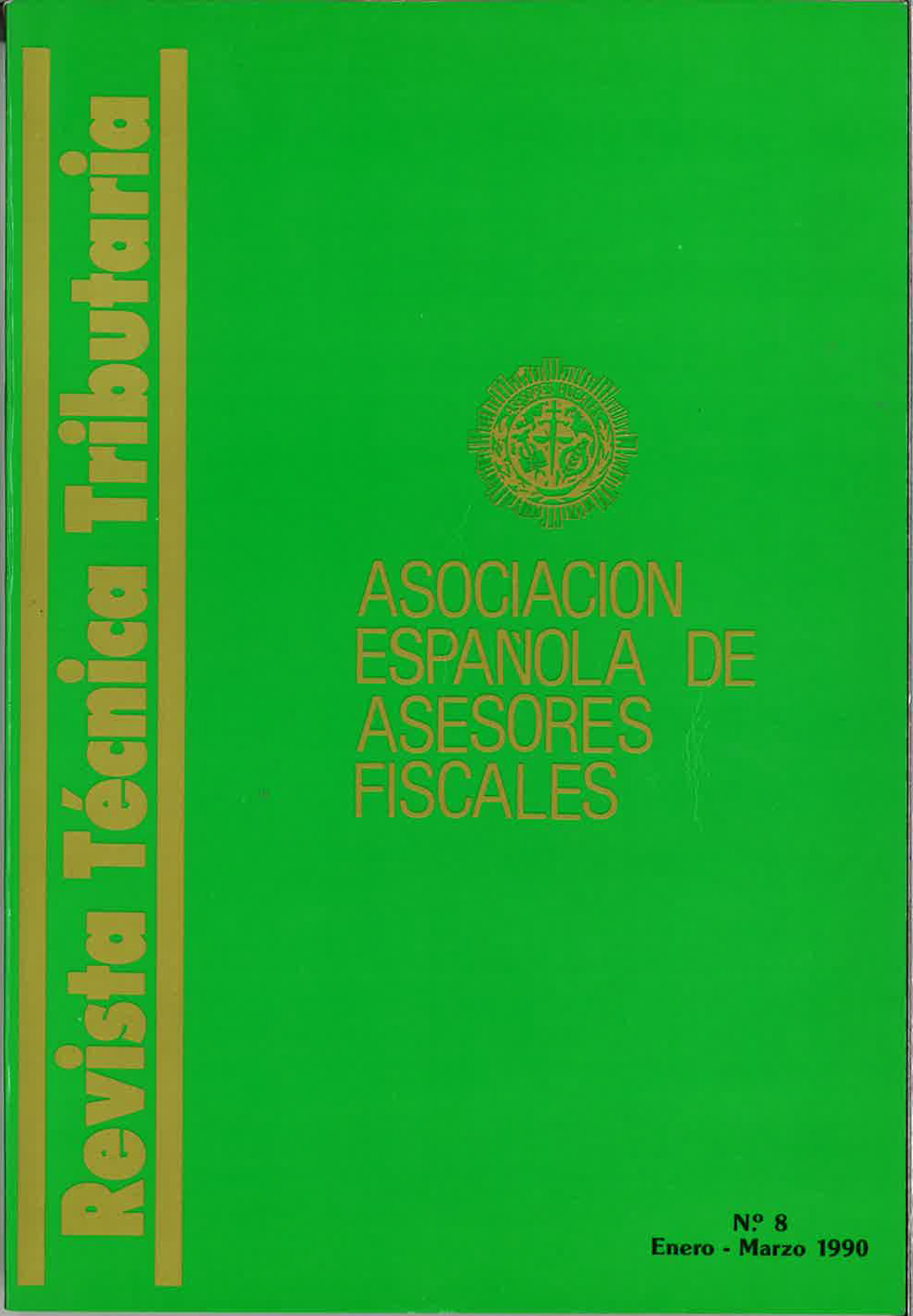 					Ver Vol. 1 Núm. 8 (1990): Revista Técnica Tributaria - Nº 8
				