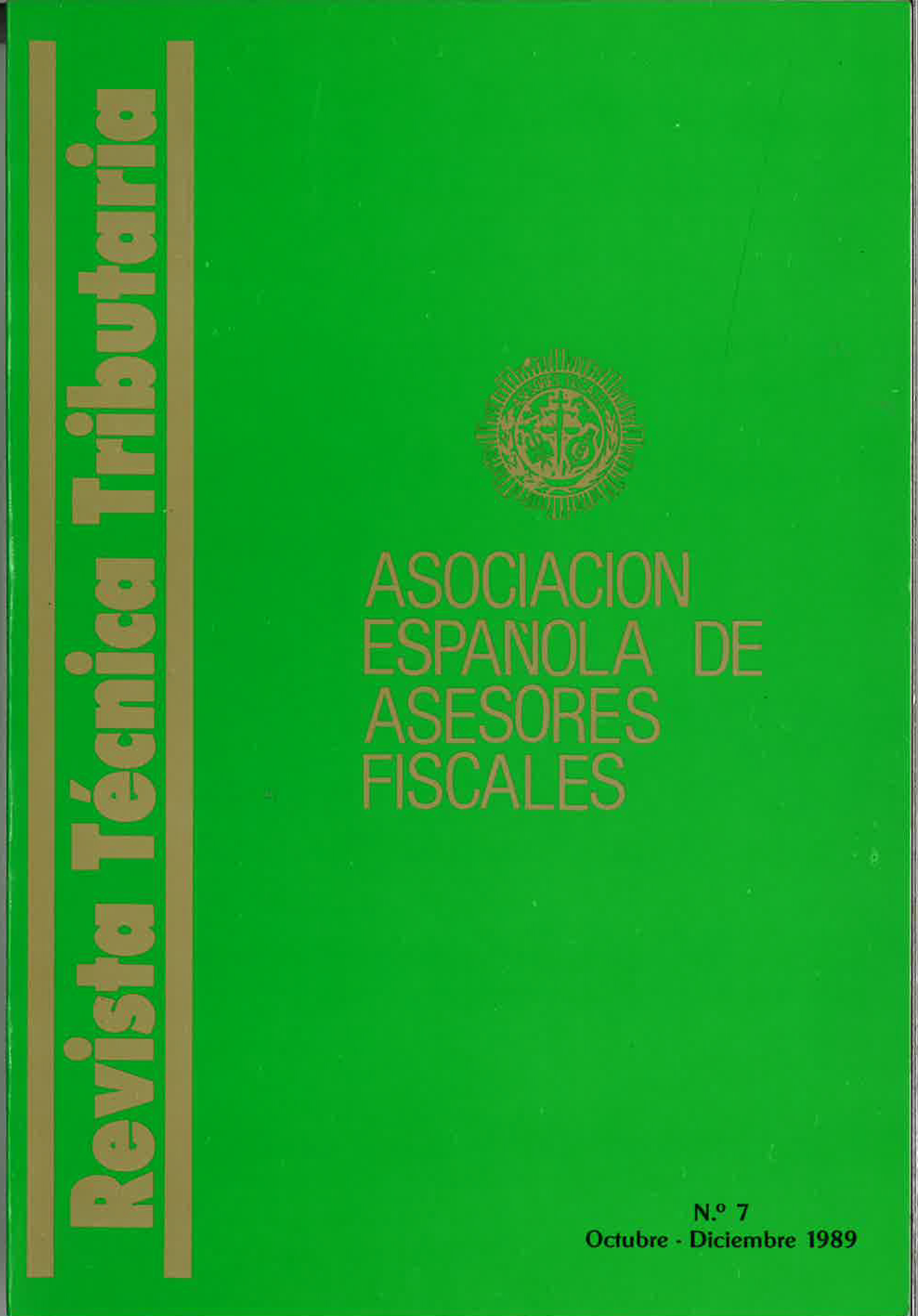 					Ver Vol. 4 Núm. 7 (1989): Revista Técnica Tributaria - Nº 7
				