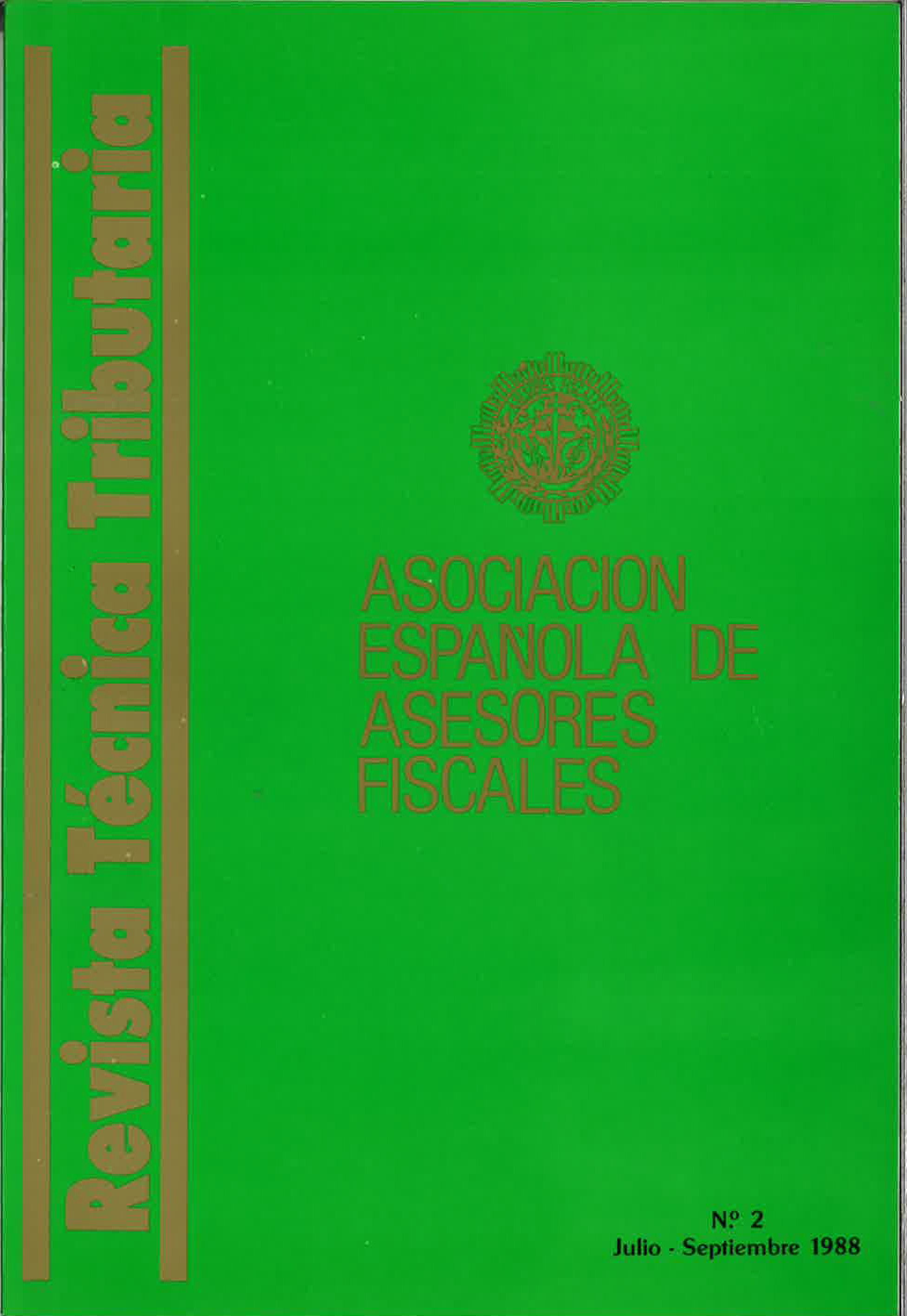 					Ver Vol. 3 Núm. 2 (1988): Revista Técnica Tributaria - Nº 2
				